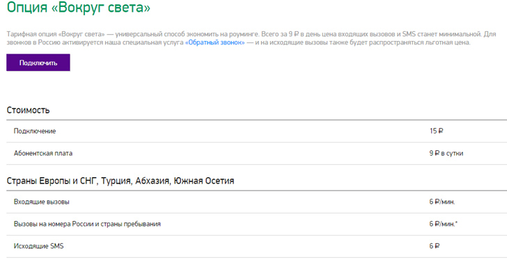 «Вокруг Света» от Мегафон
