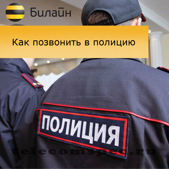 Как позвонить с Билайна в полицию: вызов с мобильного